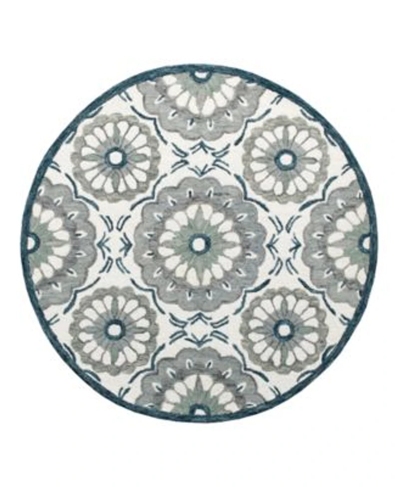 Closeout Lr Home Rochelle Rug 132 3 Round Area Rug
