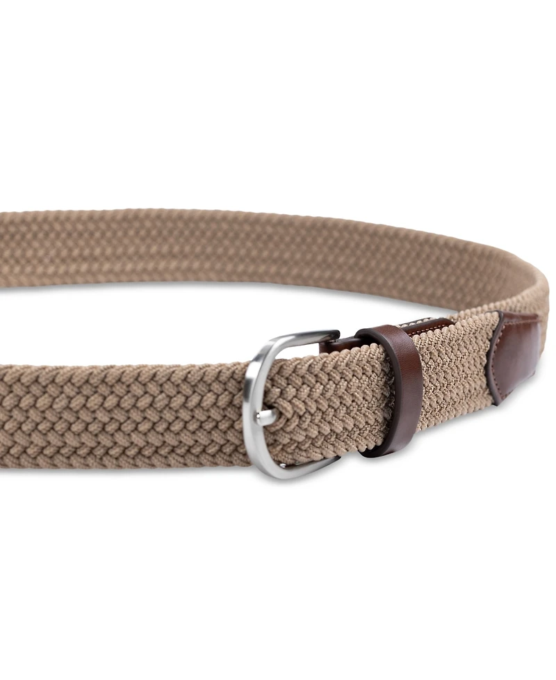 Club Room Men's Stretch Braid Belt, Created for Macy's
