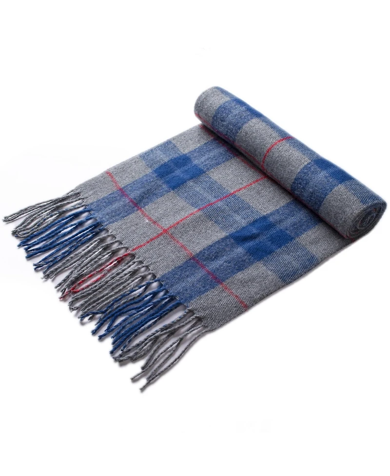 Alpine Swiss Men's Scarf Soft 80 Inch Long Warm Scarves Plaids Winter Shawl