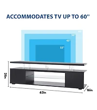 Streamdale Entertainment Center for 70" Led Tv, Black