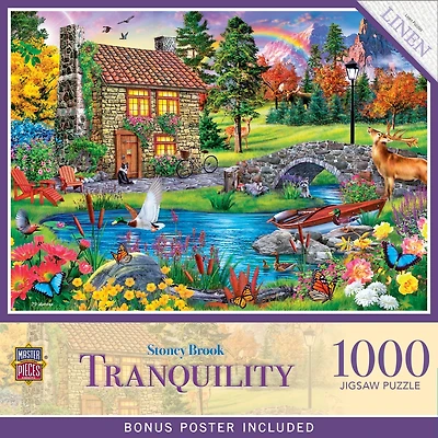 MasterPieces Retreats - Stoney Brook Cottage 1000 Piece Jigsaw Puzzle