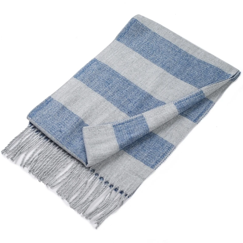 Alpine Swiss Men's Scarf Soft 80 Inch Long Warm Scarves Plaids Winter Shawl