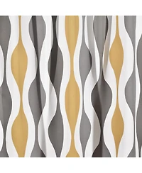 Lush Decor Mid Century Geo Light Filtering Window Curtain Panels