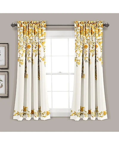 Lush Decor Tanisha Light Filtering Window Curtain Panels