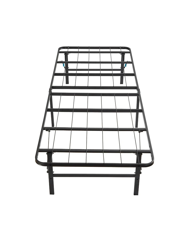 14" Adjustable Foldable Steel Bed Frame