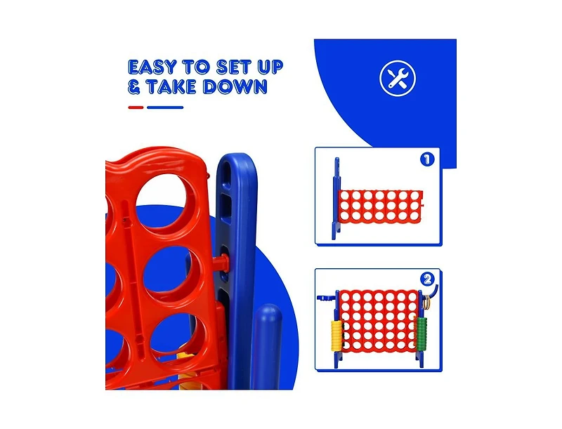 Giant 4-to-Score Game Set – Large Backyard or Party for Family & Friends
