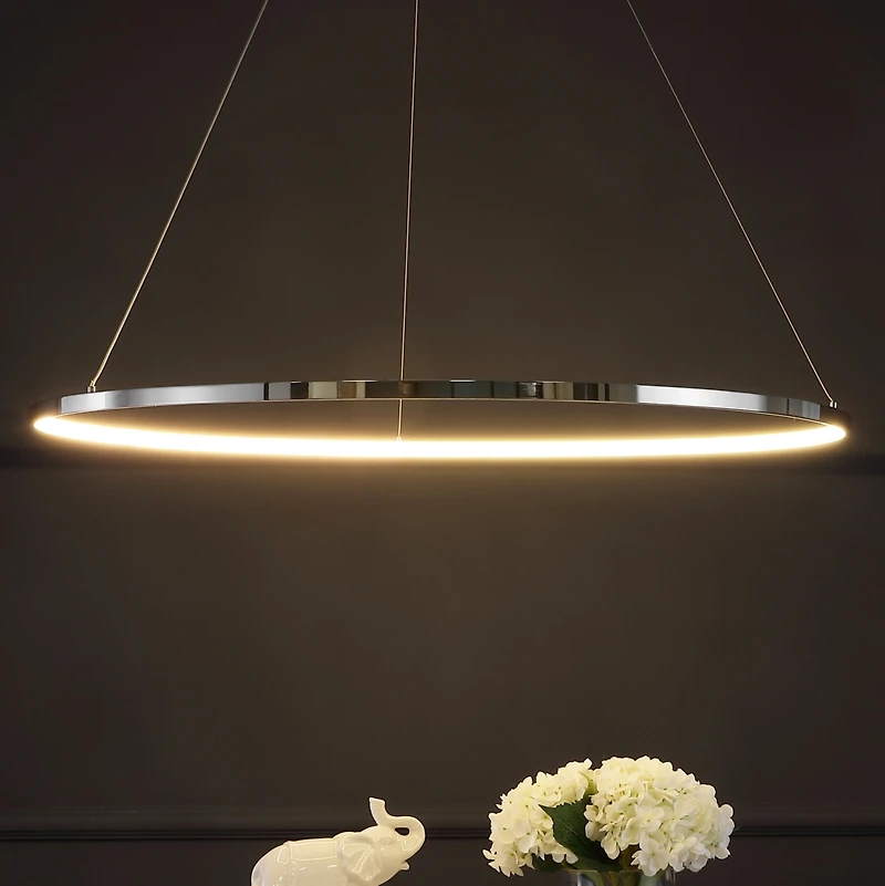 Jonathan Y Brice Modern Contemporary Iron Integrated Led Pendant
