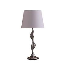 Streamdale 24-Inch Art Deco Silhouette Silver Table Lamp