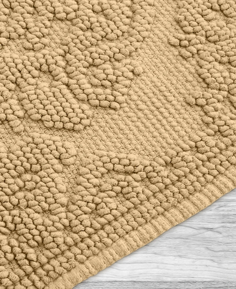 Jean Pierre New York Ricardo Fringe Cotton Bath Rug 21"x 41"