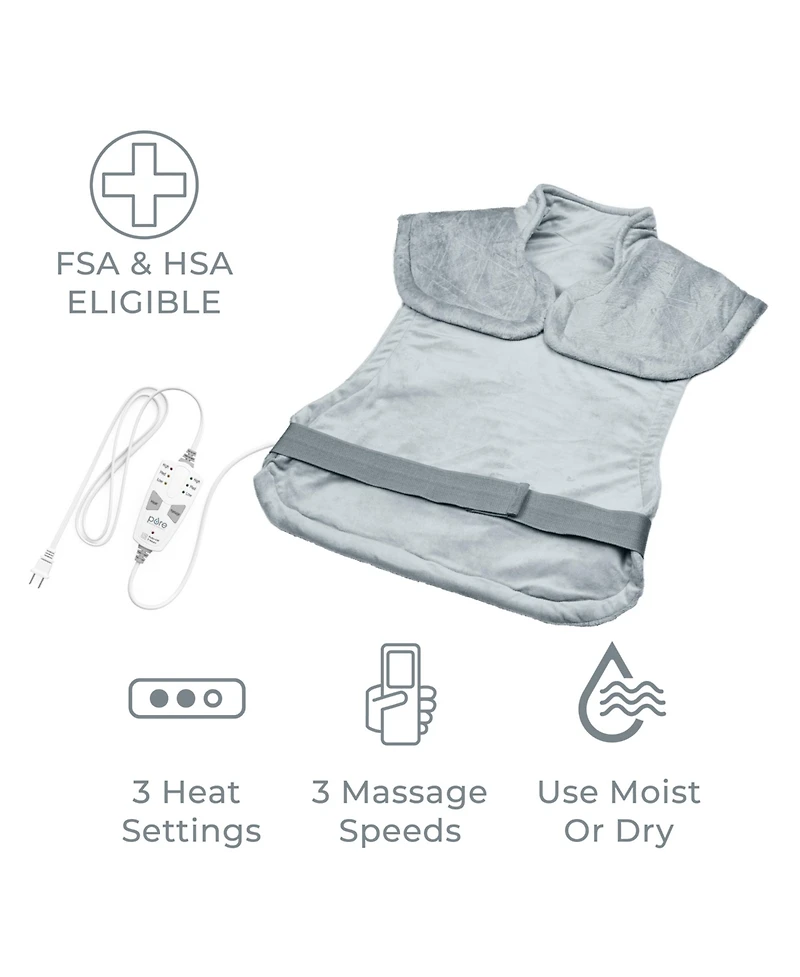 Pure Enrichment WeightedWarmth 3-in-1 Back Neck Heating Pad