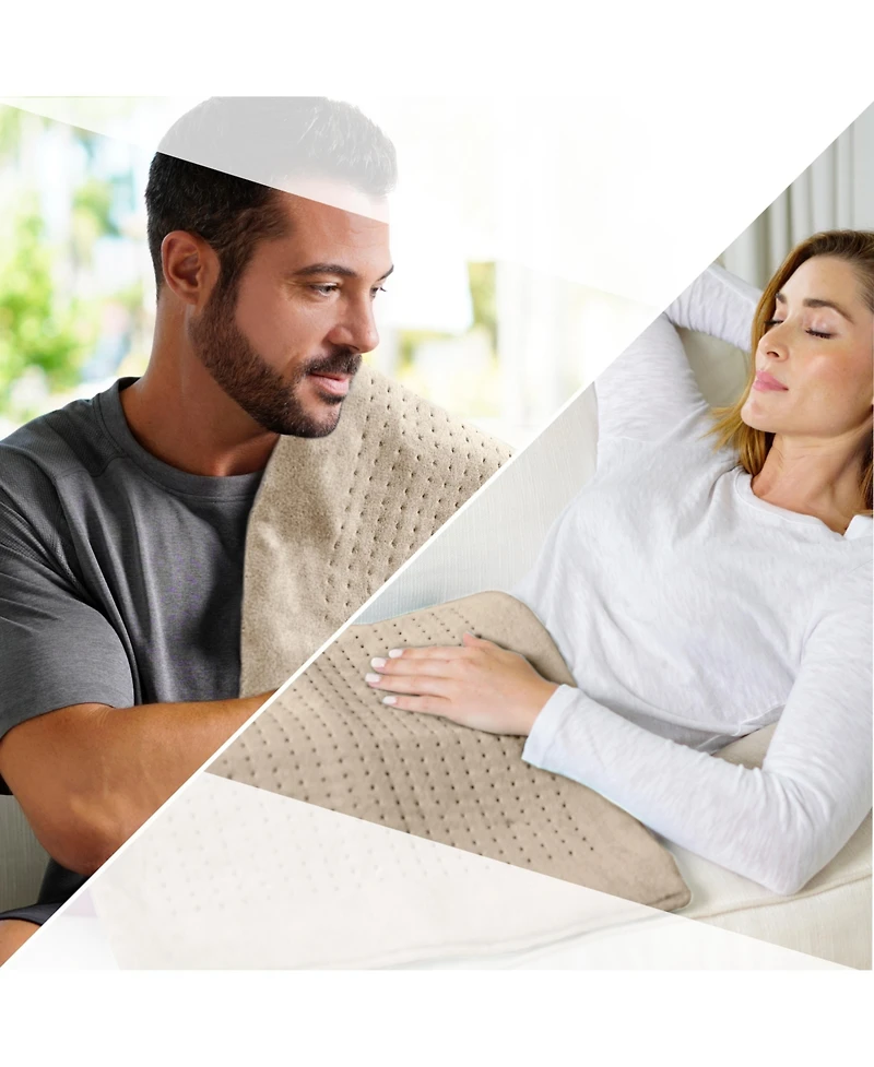 Pure Enrichment PureRelief Ultra-Wide 20"x24" Electric Heating Pad for Full Body Relief