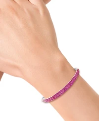 Effy Ruby Graduated Bangle Bracelet (5-1/20 ct. t.w.) Sterling Silver (Also available Pink Sapphire & Sapphire)