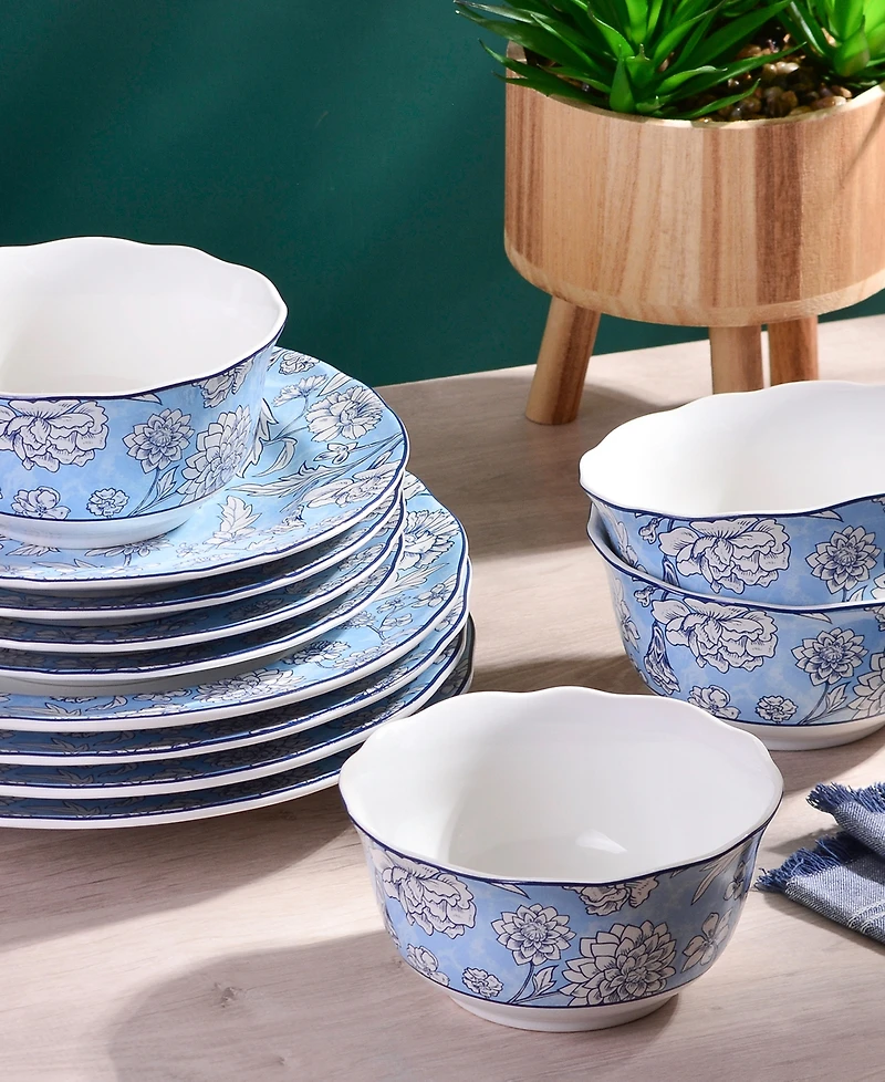 222 Fifth Cleremont 12 Pc. Dinnerware Set, Service for 4
