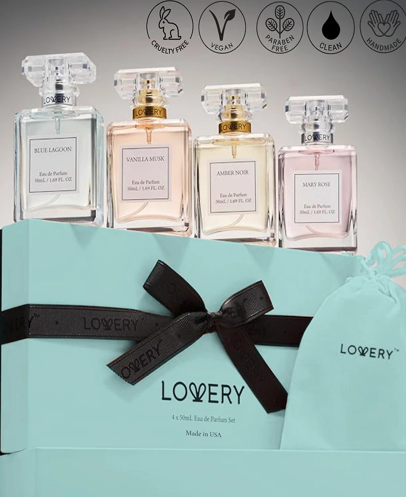 Lovery 4-Pc. Floral Eau de Parfum Gift Set