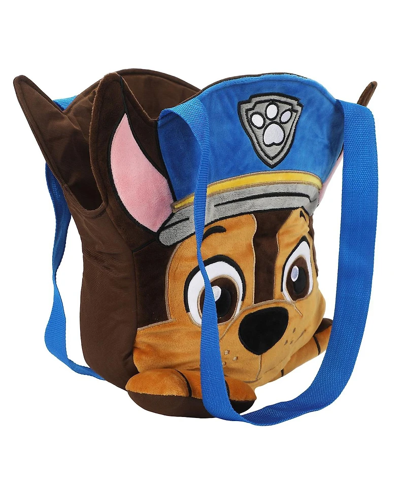 Paw Patrol Chase Padded Plush Tote Bag