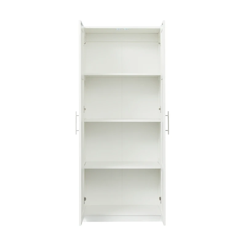 Streamdale 2-Door Wardrobe & Kitchen Cabinet with Storage Spaces