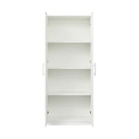 Streamdale 2-Door Wardrobe & Kitchen Cabinet with Storage Spaces
