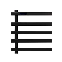 Electric Heated Towel Rack Wall Mounted Drying Rack, Stainless Steel Towel Warmer 5 Bars