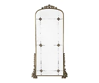 Streamdale Furniture Antique Gold Arched Mirror, Full Length for Living Room