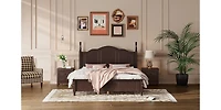 Streamdale White 3-Pc Queen Bed and Nightstands Set