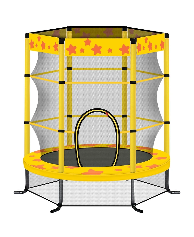 Streamdale 55" Yellow Trampoline with Safety Net