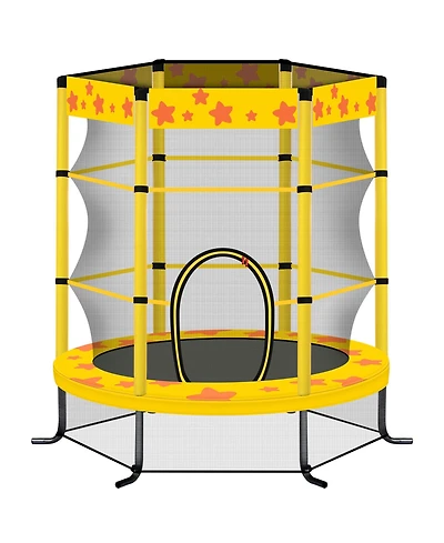 Streamdale 55" Yellow Trampoline with Safety Net
