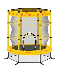 Streamdale 55" Yellow Trampoline with Safety Net