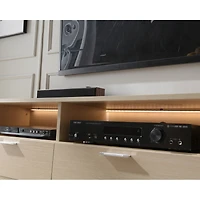 Streamdale Furniture Modern Led Tv Stand with Storage Console