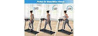 Streamdale Folding Treadmill with Speaker - 2.5HP 265Lbs Capacity
