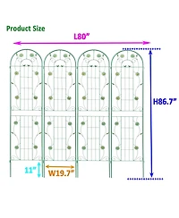 Streamdale Furniture Metal Garden Trellis Climbing Plant Support