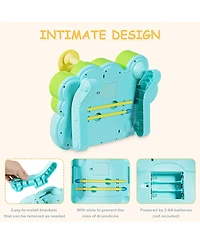 Sugift 3-in-1 Electronic Piano Xylophone Game Drum Set