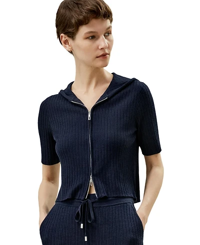 Lilysilk Women's Oasis Knit Hoodie