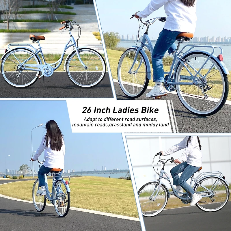 Streamdale Furniture Ladys Bike, 7 Speed, Steel Frame, Multiples