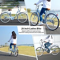 Streamdale Furniture Ladys Bike, 7 Speed, Steel Frame, Multiples
