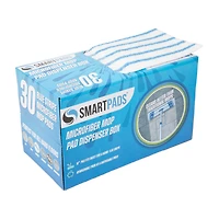 Arkwright Home Smart Pads - Reusable Microfiber Mop Pad Refills (Box of 30), Color Options, 18"