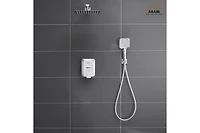 Casainc 10 Inch Wall Mounted Square Shower System Set with Handheld Spray