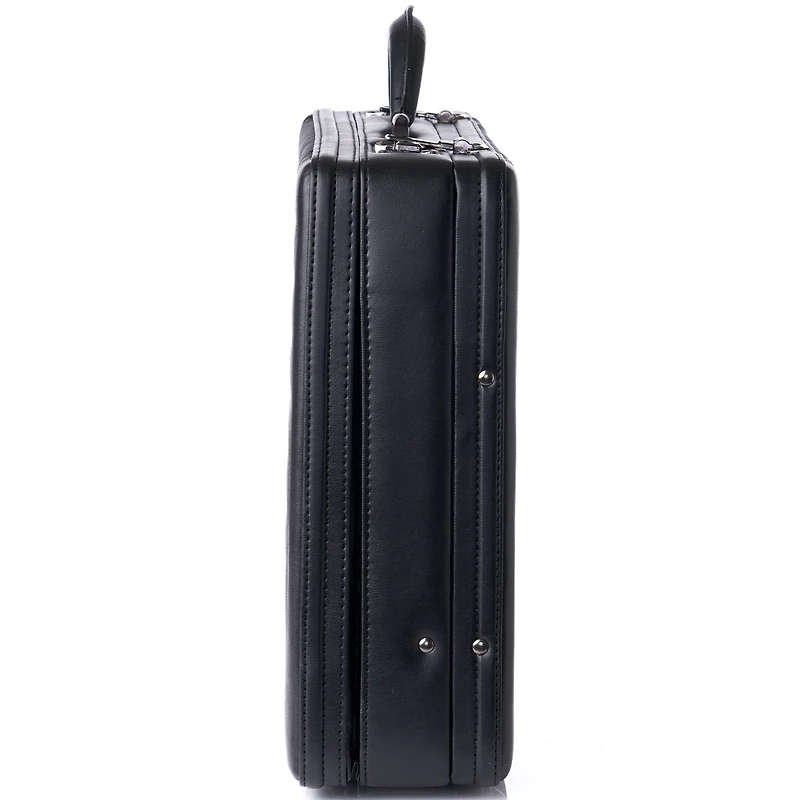 Alpine Swiss Mens Briefcase Hard Side Business Case Expandable Attache Case For Men Dual Combination Locks Multiple Organizers Manufacturer s Warranty