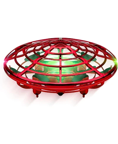 Force1 Scoot Hand Operated Drone for Kids or Adults - Red