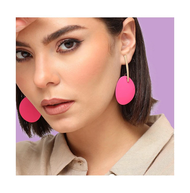 Sohi Women's Pastel Drop Earrings