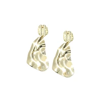 Sohi Women's Dented Drop Earrings