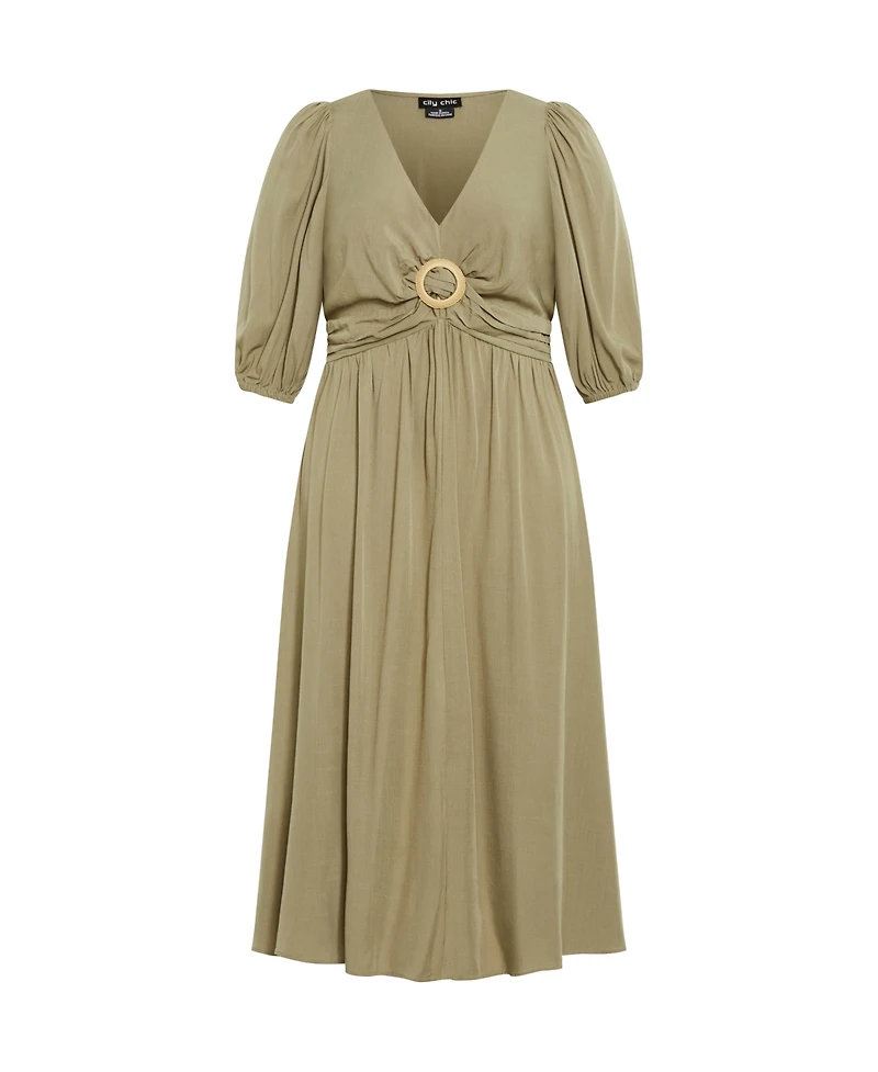 City Chic Plus Daydream Maxi Dress