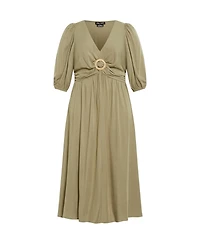 City Chic Plus Daydream Maxi Dress