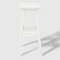 WestinTrends 29" Hdpe Outdoor Patio Square Bar Stools (Set of