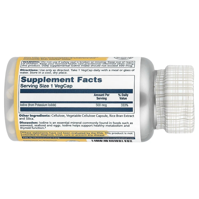 Solaray Iodine 500 mcg