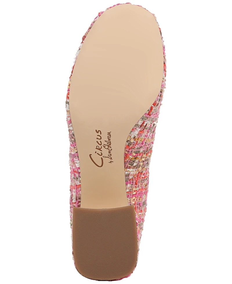 Circus Ny by Sam Edelman Della Lace-Up Block-Heel Ballet Pumps