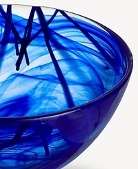 Kosta Boda 9.1" Contrast Blue Decor Bowl