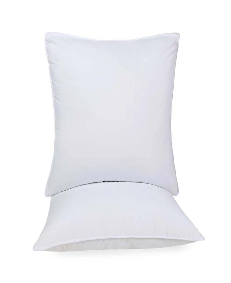 Superior Down Alternative Medium Firm Back Neck Support 2-Pack Pillows, King