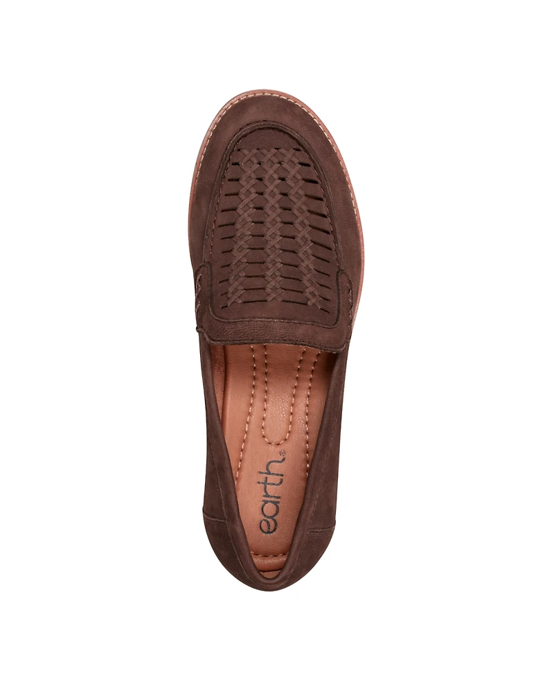 Earth Women's Elona Woven Slip-on Loafers