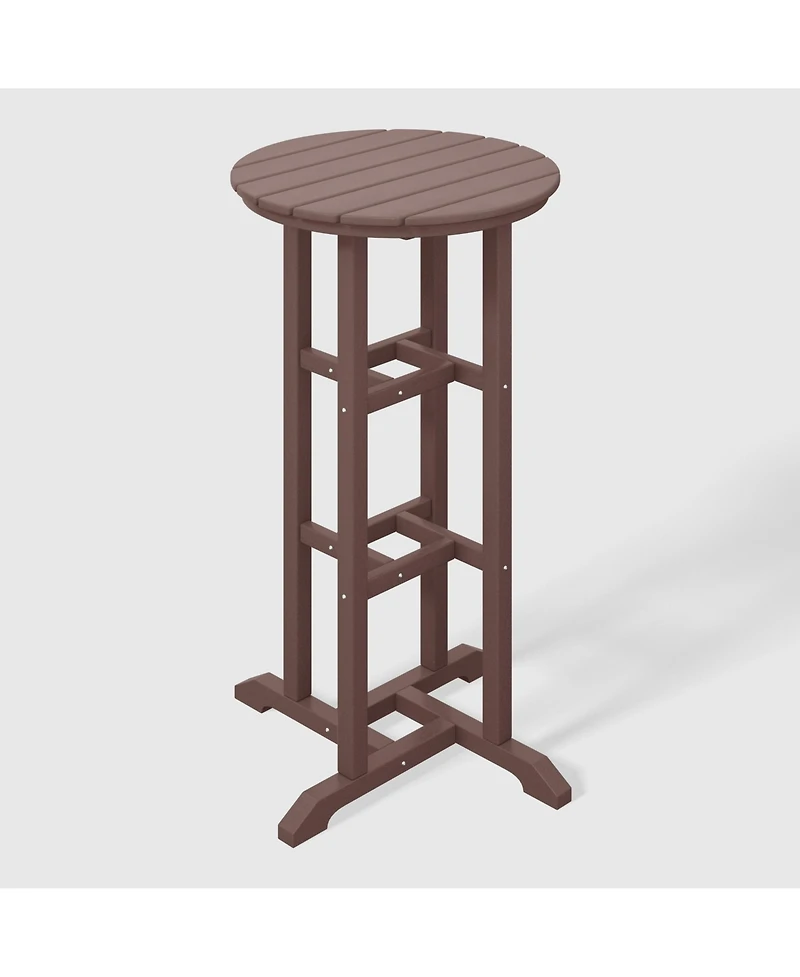 WestinTrends Outdoor Patio Bar Height Table and Stool -Piece Dining Set