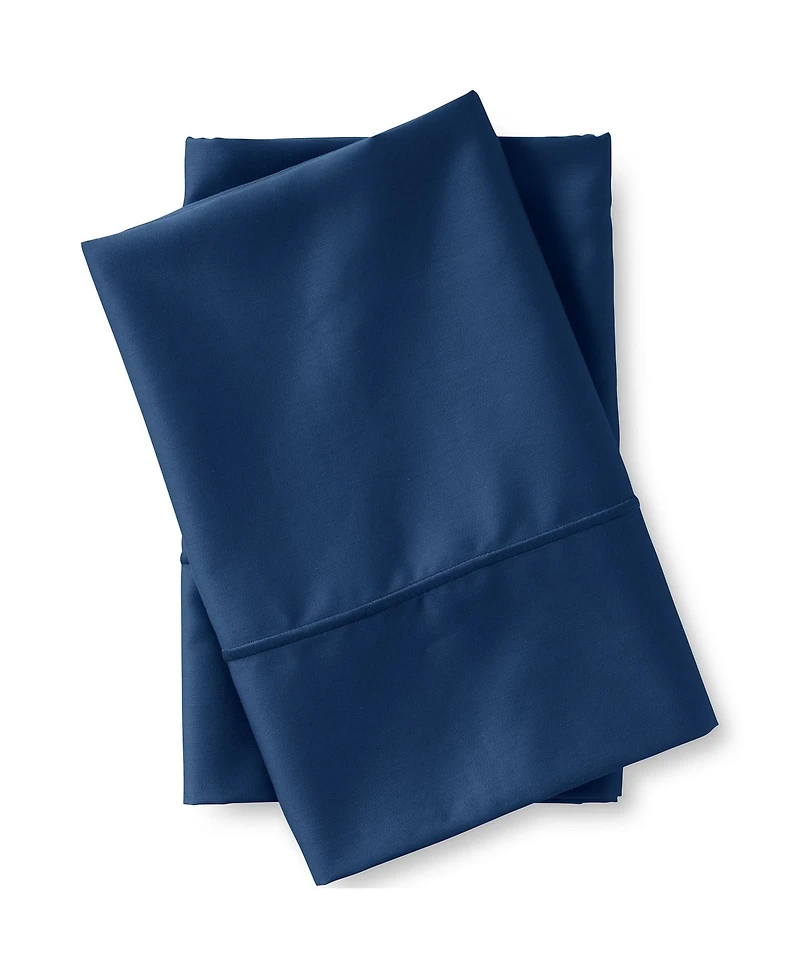 Lands' End 400 Thread Count Premium Supima Cotton Sateen Pillowcases